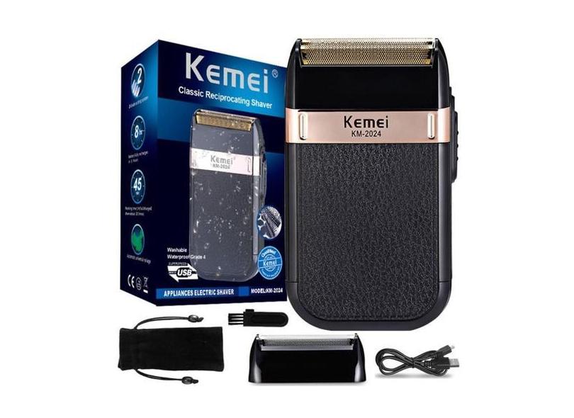 Máquina Barbeador Shaver Km2024 Bivolt E Nfe - Kemei