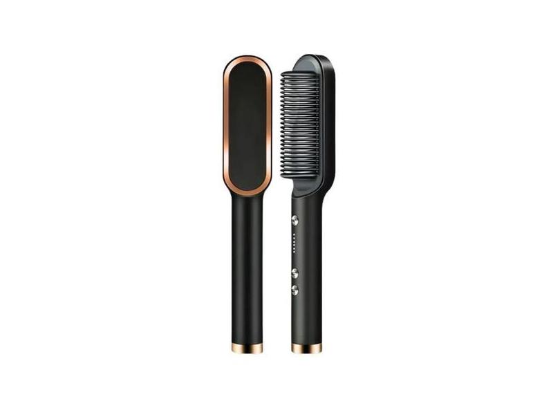 Escova Alisadora Bivolt com Regulagem de Temperatura - Ideal para Todo