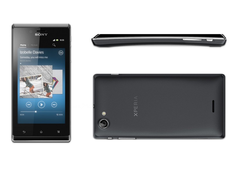 Smartphone Sony Xperia J Câmera 5 Megapixels Desbloqueado Android 4.0 (Ice Cream Sandwich) Wi-Fi 3G