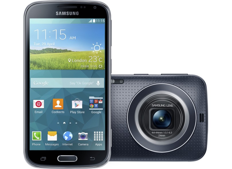 Smartphone Samsung Galaxy K Zoom C111 Câmera 20,7 MP 8GB Android 4.4 (Kit Kat) 3G Wi-Fi