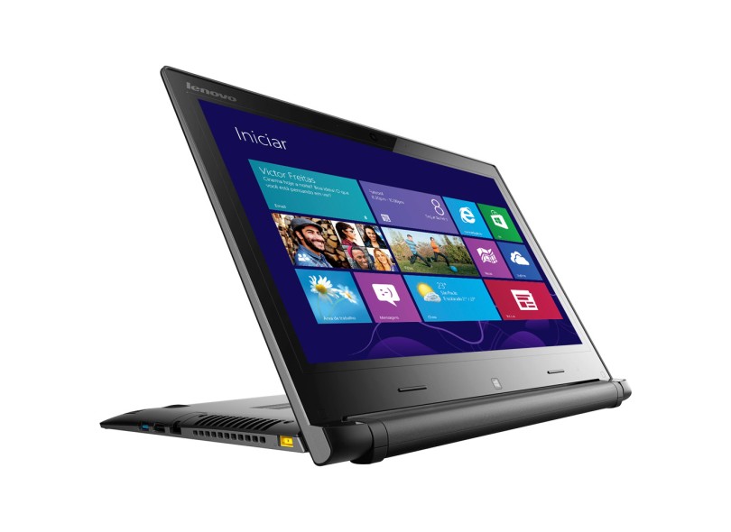 Ultrabook Lenovo Intel Core i3 4010U 4 GB de RAM HD 500 GB SSD 8 GB LED 14 "Touchscreen Windows 8 80C40002BR