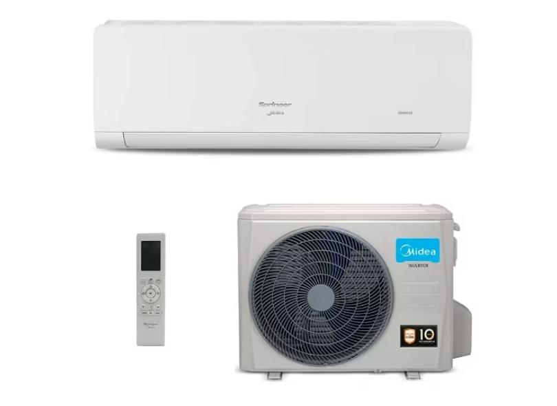 Ar-Condicionado Split Hi Wall Springer Midea Xtreme Save 18000 BTUs Inverter Controle Remoto Quente/Frio 42AGQA18M5 / 38AGQA18M5