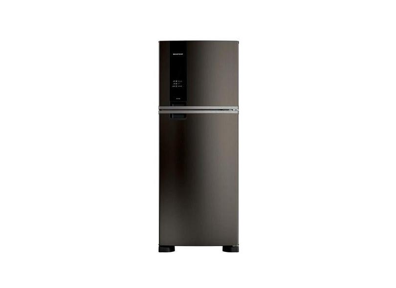 Geladeira Brastemp BRM56FE Frost Free Duplex 461 Litros cor Preto Inox