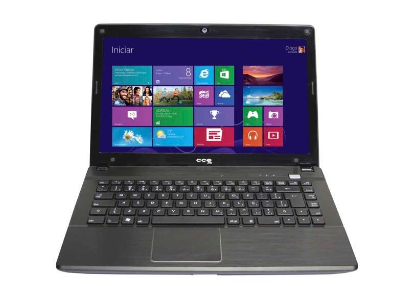 Notebook CCE Intel Core i3 2328M 2ª Geração 4 GB 500 GB LED 14" Windows 8 XD345