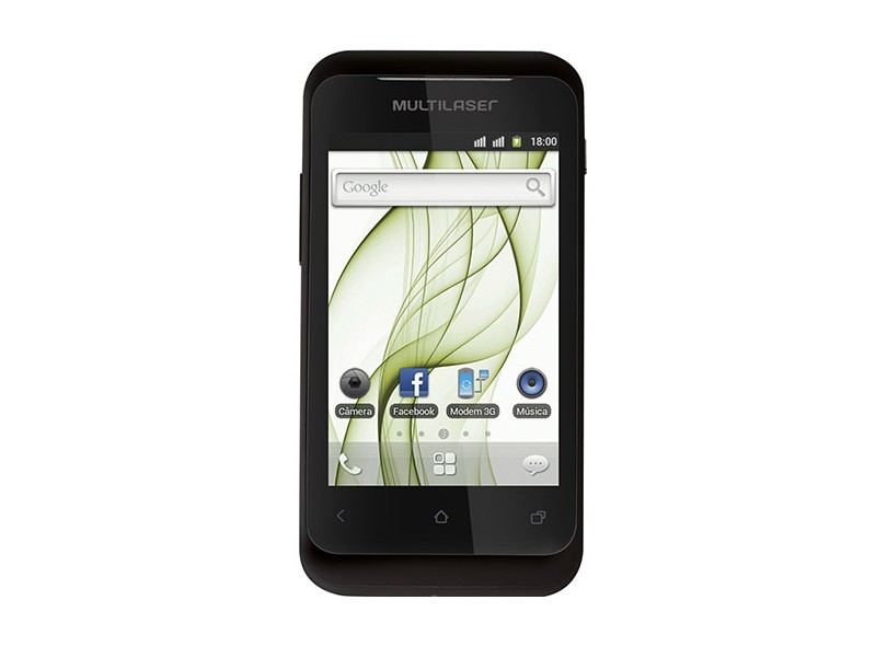 Smartphone Multilaser Órion P3181 Câmera 2,0 MP 2 Chips Android 2.3 (Gingerbread) Wi-Fi