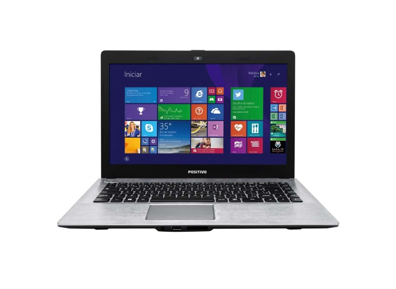 Notebook Positivo Premium Intel Core i5 4210U 4 GB de RAM 500 GB 14 " Windows 10 Home XR8550