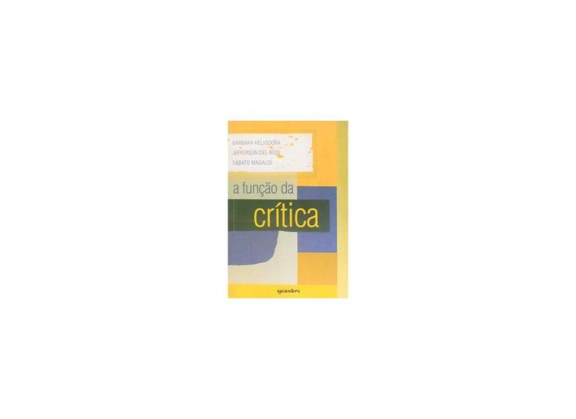 A Função da Crítica - Maria Dassunção Costa - 9788581083506