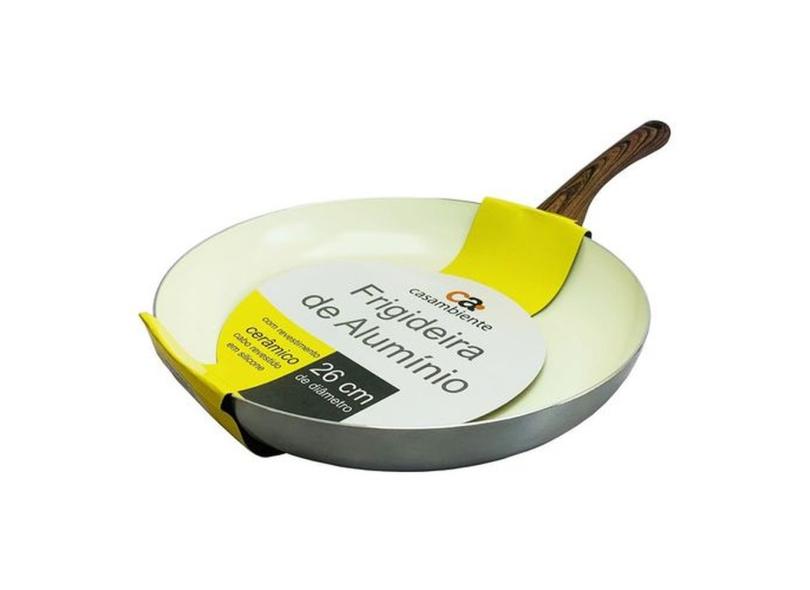 Frigideira Grande Que Não Gruda S/ Óleo Silicone 26cm com o Melhor ...