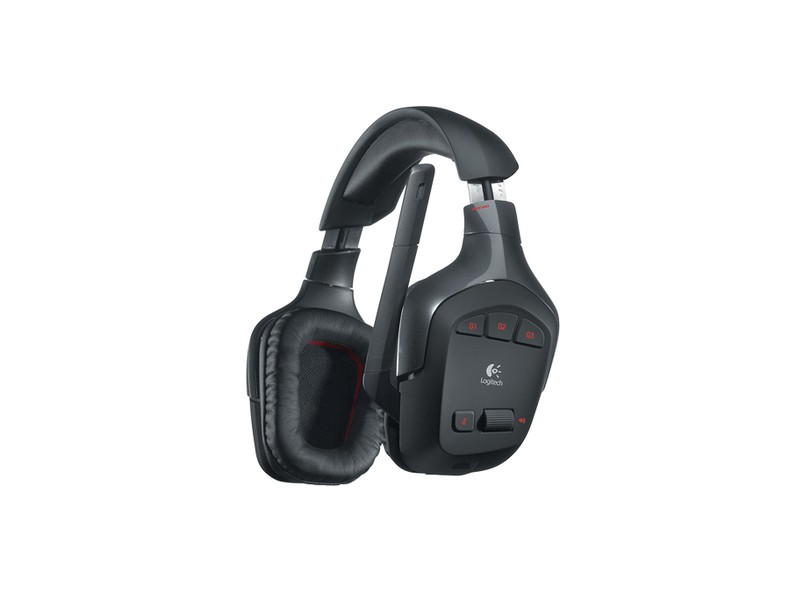 Headset com Microfone Controle de volume do microfone Filtro para Ruídos G930 Gaming Logitech