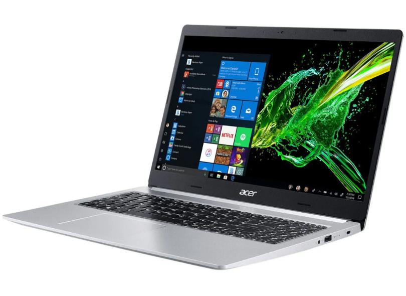 Notebook Acer Aspire 5 Intel Core i5 10ª Geração 8GB de RAM SSD 256 GB 15,6" Full HD Windows 10 A515-54-57EN