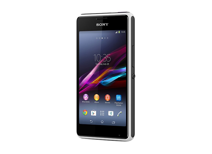 Smartphone Sony Xperia E1 D2004 Câmera 3,0 MP 4GB Android 4.3 (Jelly Bean) Wi-Fi 3G