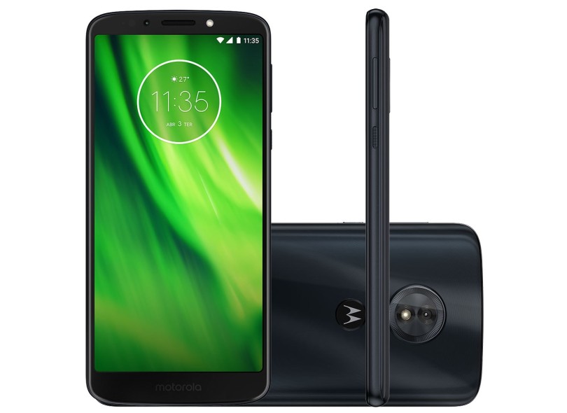 Smartphone Motorola Moto G G6 Play XT1922-5 32GB 13,0 MP 2 Chips Android 8.0 (Oreo) 3G 4G Wi-Fi