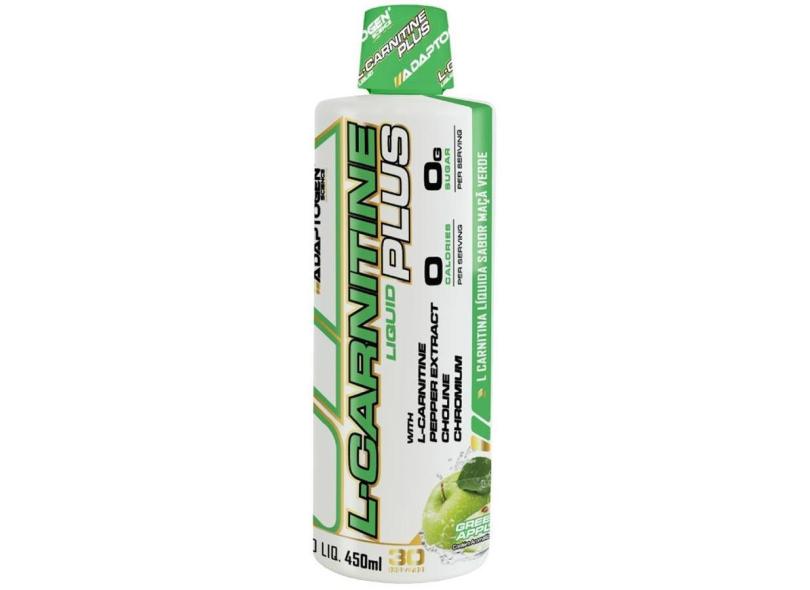 L-CARNITINA LIQUIDA PLUS 1500MG 450ML ADAPTOGEN MAçA VERDE 