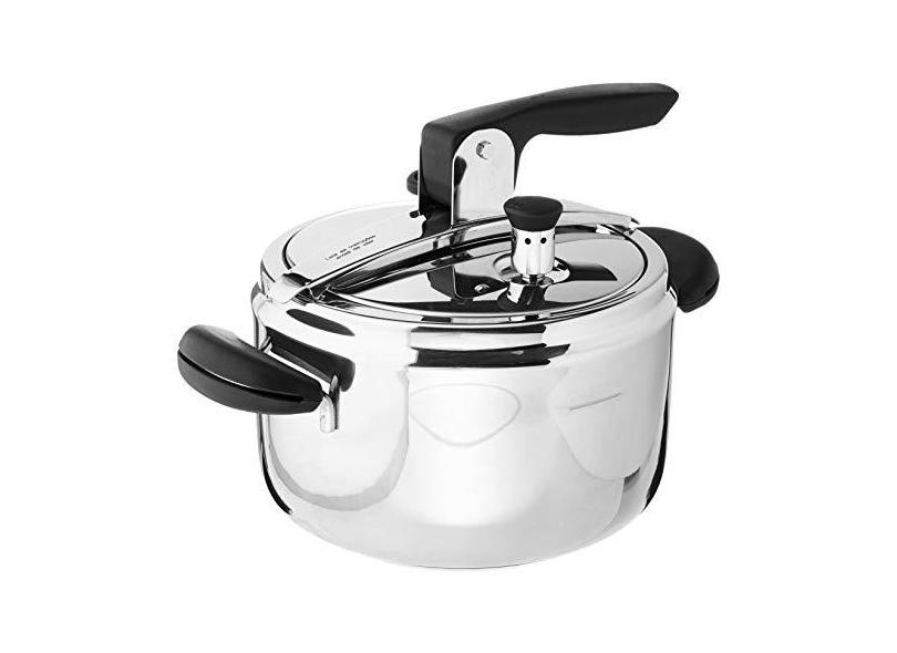 Panela de Pressão, Barazzoni, Prata/Preta, 5L