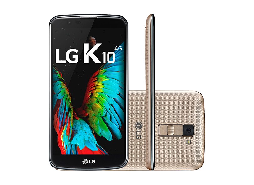 Smartphone LG K10 16GB K430DSF 13,0 MP 2 Chips Android 6.0 (Marshmallow) 3G 4G Wi-Fi