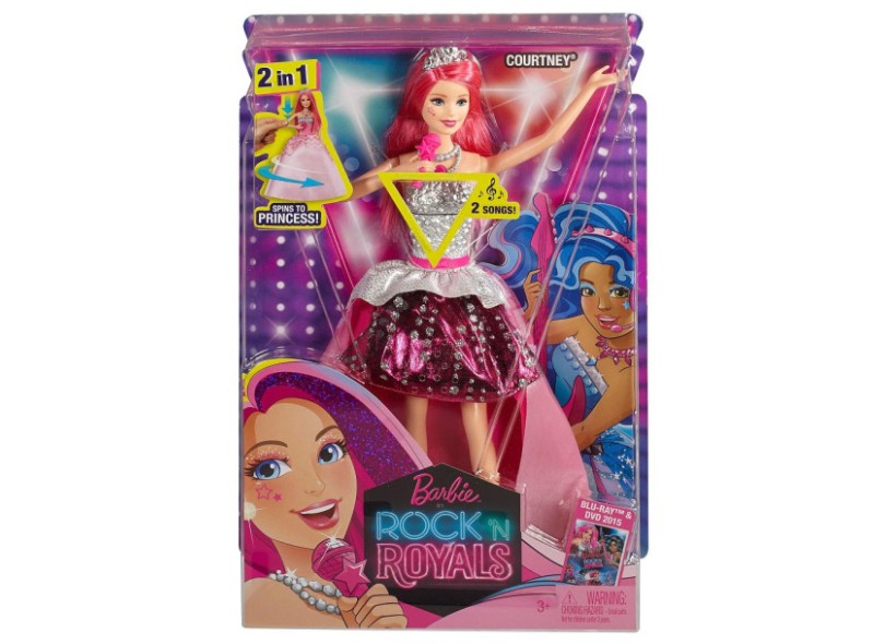 Boneca Barbie Rock'n Royals Courtney Mattel