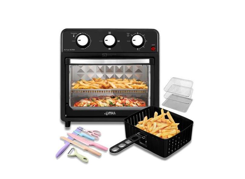 Air fryer e forno 2 em 1 britania 12 litros grande 1700w - Britânia, P