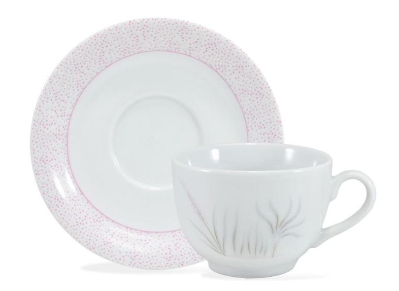 Aparelho de Jantar Redondo de Porcelana 42 peças - Isabela Schmidt