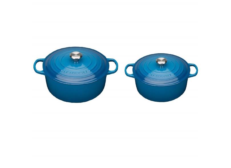 Jogo de Panelas Redonda Signature 20/24cm  Marseille Le Creuset