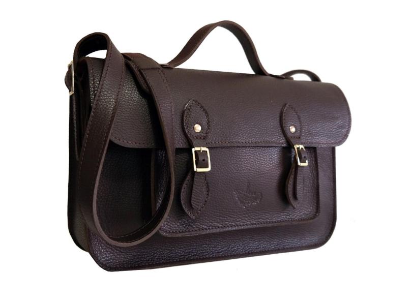 leather brief bolsa