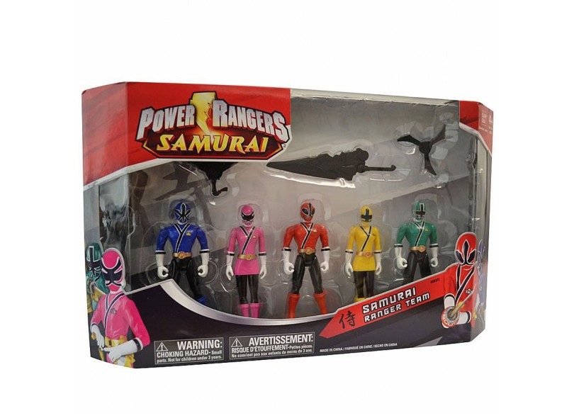 Boneco Power Rangers Samurai Range Team Sunny