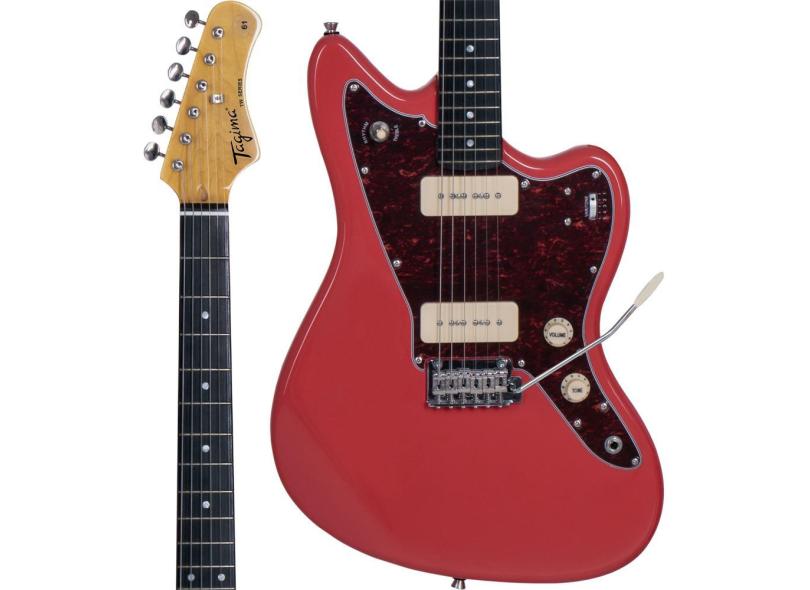 Guitarra Tagima Woodstock Tw 61 Fr Fiesta Red Jazzmaster