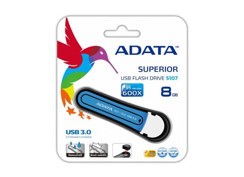 Pen Drive Adata 8 GB USB 3.0 S107