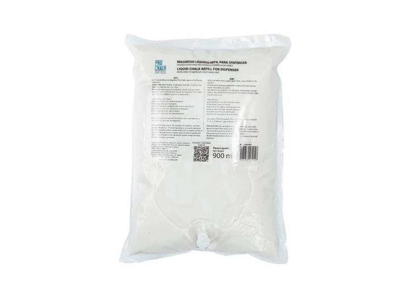 Refil Sache 900ml Magnesio Liquido Pro Chalk P/ Dispenser