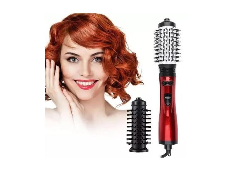 Escova Secadora Giratória 110V: Alisa, Seca E Modela - Dk