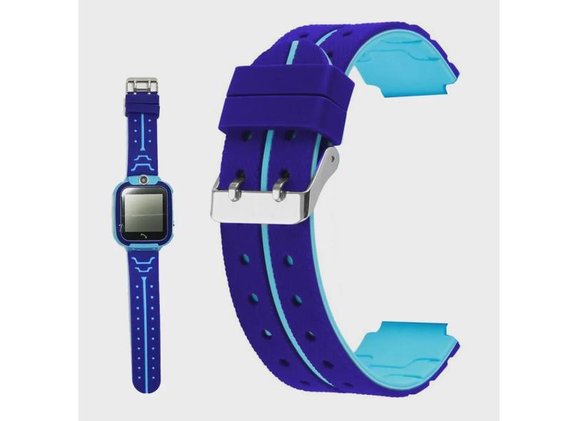 Pulseira Infantil para Smartwatch Relogio Inteligente Smartband Criança Silicone Colorido Acessorio