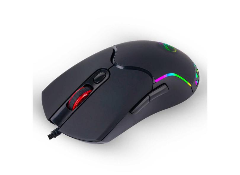 Mouse Gamer Trigger Elite rgb 3200 dpi 6 Botões- Dazz