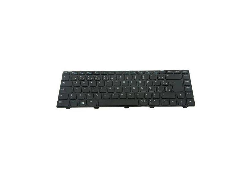 Teclado Para Notebook Bringit Compatível Com Dell Pn Nsk-L90sw  Preto