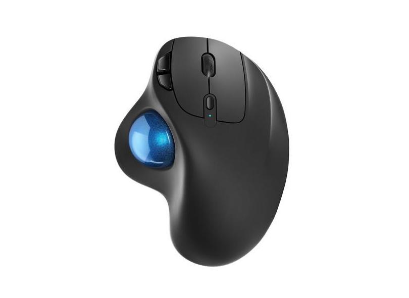 Mouse Trackball sem fio Nulea M501 Recarregável Ergonômico