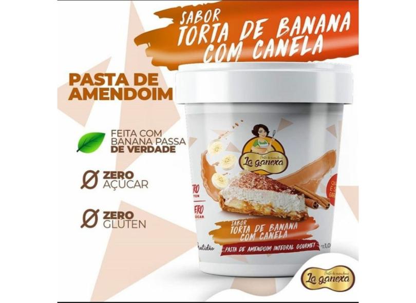 Pasta de Amendoim Integral Gourmet Tortas de Banana com Canela 450grs La  Ganexa com o Melhor Preço é no Zoom