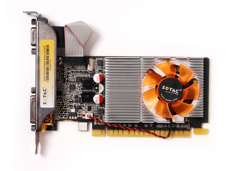 Placa de Video NVIDIA GeForce GT 610 2 GB DDR3 64 Bits Zotac ZT-60601-10L
