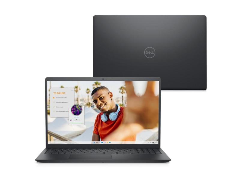 Notebook Dell Inspiron AMD Ryzen 5 7520U 15,6 8GB SSD 1TB Linux I15-A0507-U20P