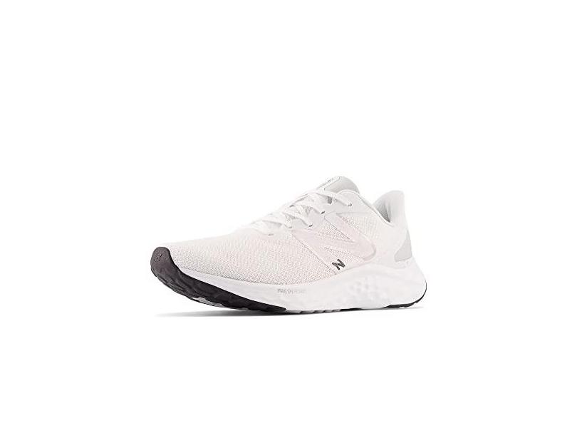 New Balance Tenis de corrida masculino Fresh Foam Arishi V4 Branco Aluminio claro prata metalico com o Melhor Preco e no Zoom