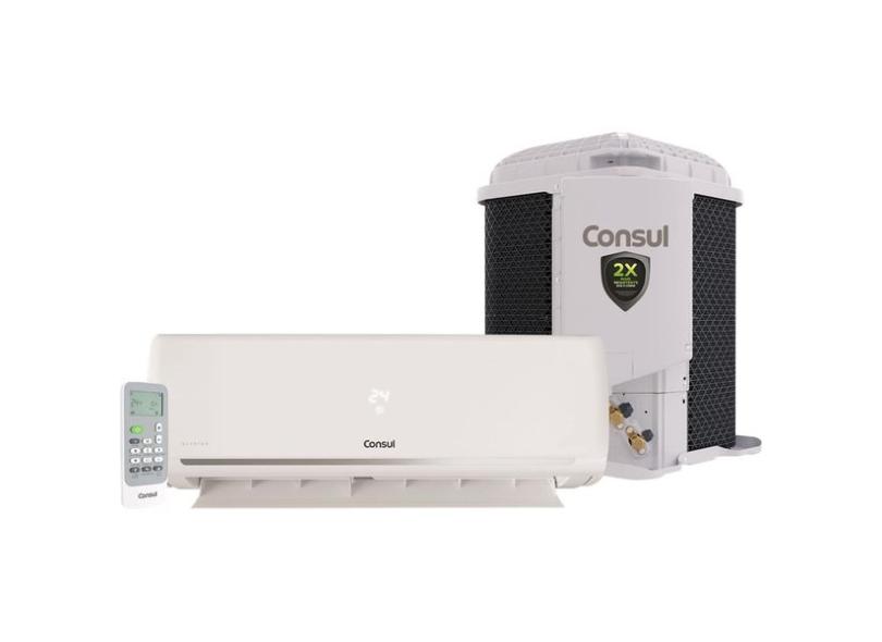 Ar-Condicionado Split Hi Wall Consul Triple Inverter 9000 BTUs Controle Remoto Frio EconoMaxi CBK09C / CBL09C