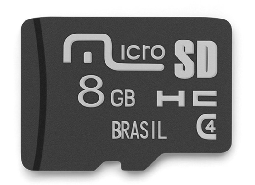 Cartão de Memória Micro SDHC Multilaser 8 GB MC141