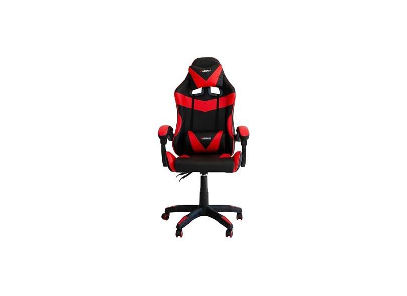 Cadeira Gamer Preta e Vermelha Pop Racer X