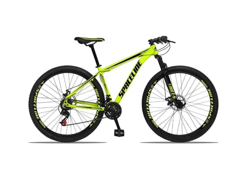 Bicicleta Spaceline 21 Marchas Aro 29 Suspensão Dianteira a Disco Mecânico Orion 2020