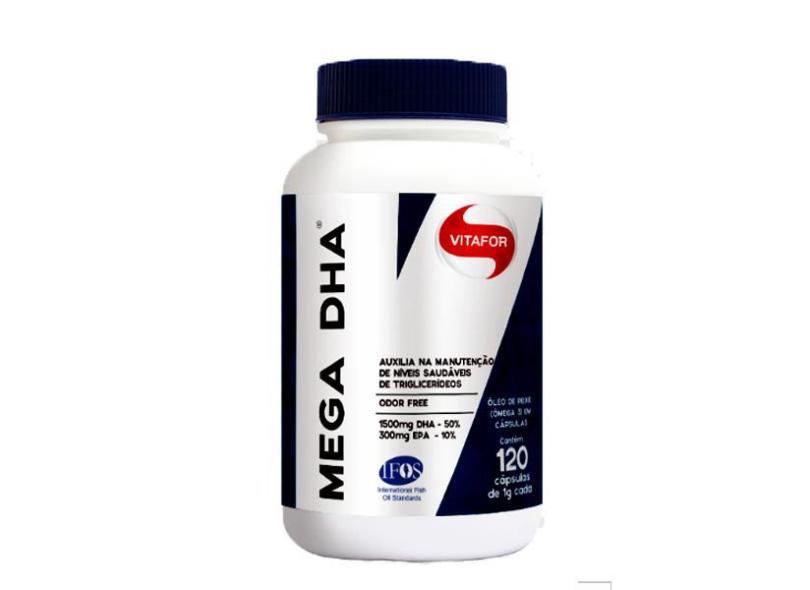 Ômega 3 Mega Dha Vitafor 120 Cápsulas De 1000mg