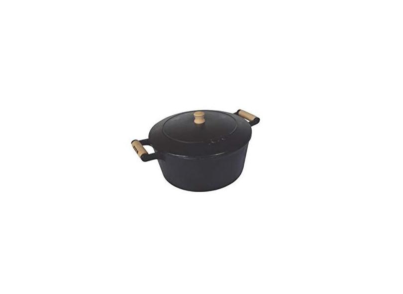Caçarola de Ferro 2 Alças Com Tampa de Ferro - 2,1lt