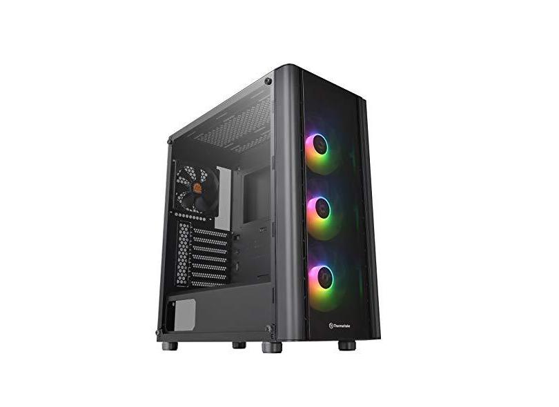 GABINETE TT V250 TG ARGB/BLACK/SPCC/TEMP.GLASS*1 CA-1Q5-00M1WN-00* em ...