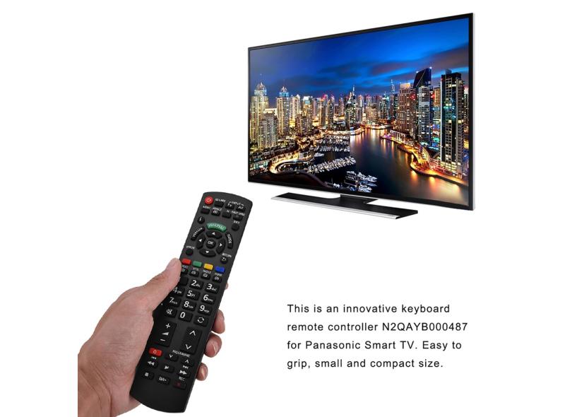 HOLMIOS Telecomando universale per Sony Smart TV (2xLR03/AAA non inclusi) nero