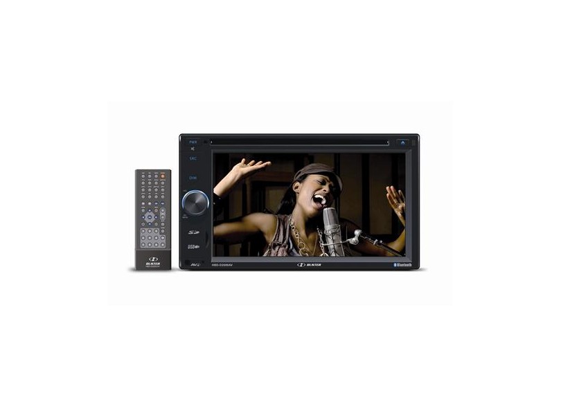 DVD Player Automotivo H-Buster HBD-D2000AV c/ tela de 6.1''
