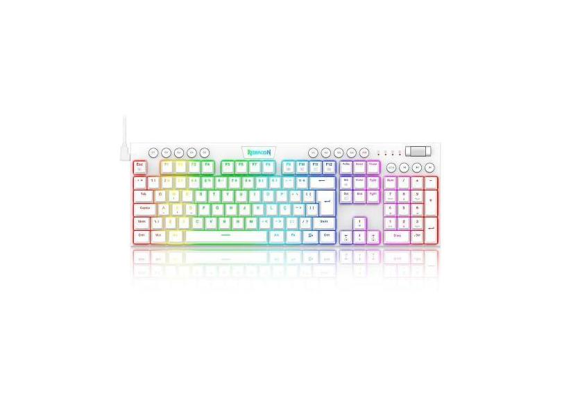 Teclado Mecânico Gamer Redragon Horus, RGB Chroma Mk.II, Switch Brown,