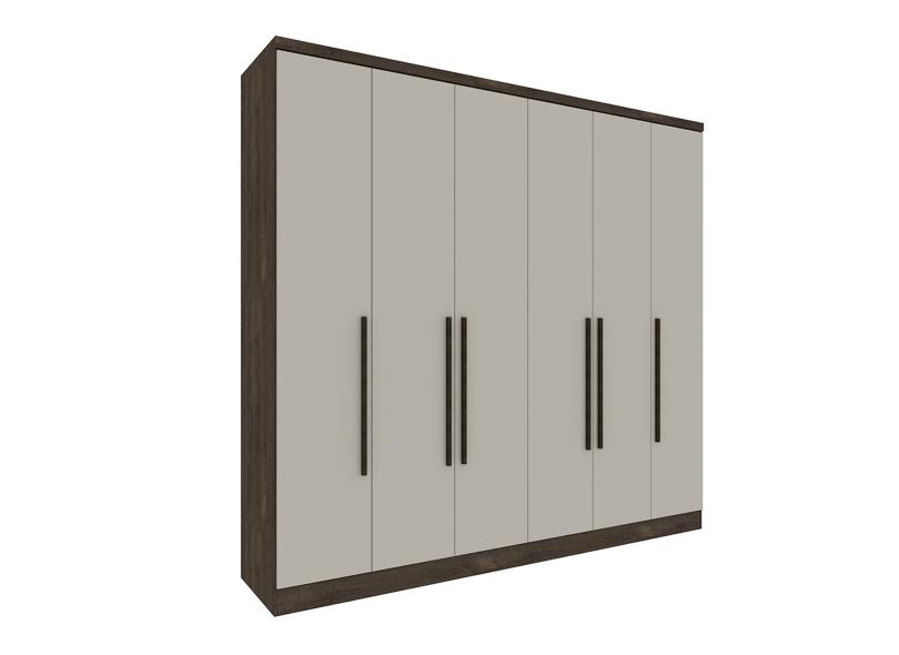 Guarda-Roupa Casal 6 Portas 4 Gavetas Veneza Tcil