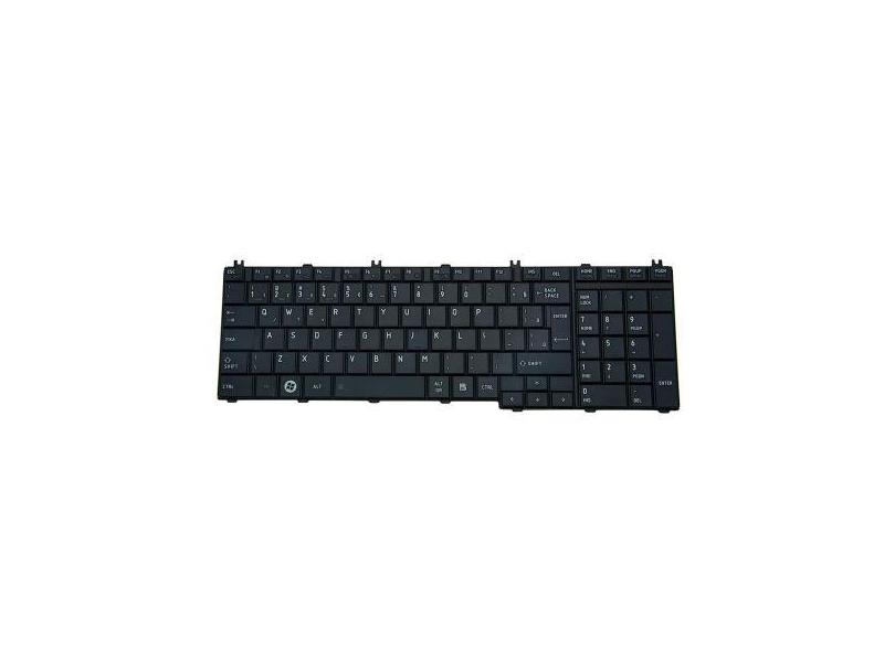 Teclado para Notebook bringIT compatível com Toshiba Satellite C655-S5