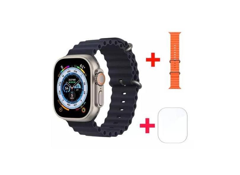 Relógio Smartwatch  Pelicula + C/2 Pulseiras Hello Watch 3 49mm Tela A